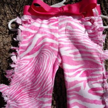 Pink Zebra Print Pants Baby Girl